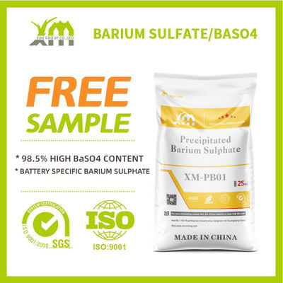 4.4g/cm3 Сульфат бария BaSO4 Чистота 98% Min Промышленный класс